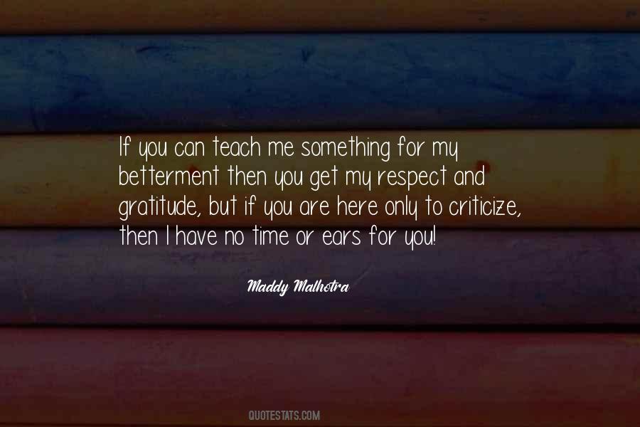 Gratitude And Respect Quotes #134957