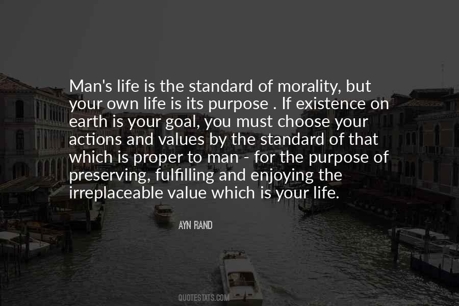Quotes About Purpose And Values #1393515