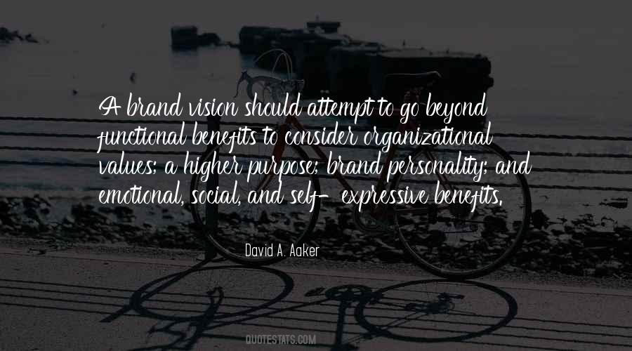 Quotes About Purpose And Values #1501121