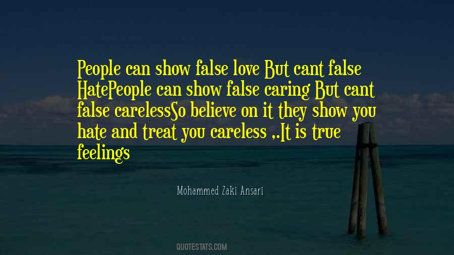 False Feelings Quotes #644437