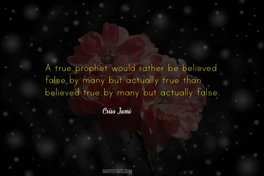 False Prophet Quotes #1402624