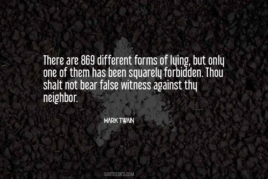 False Witness Quotes #825607