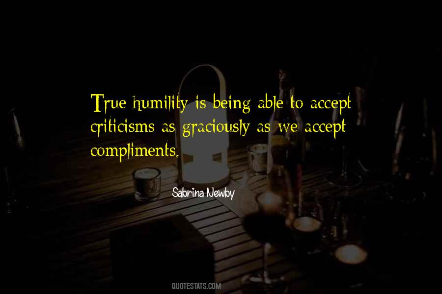 Accept Compliments Quotes #1217572