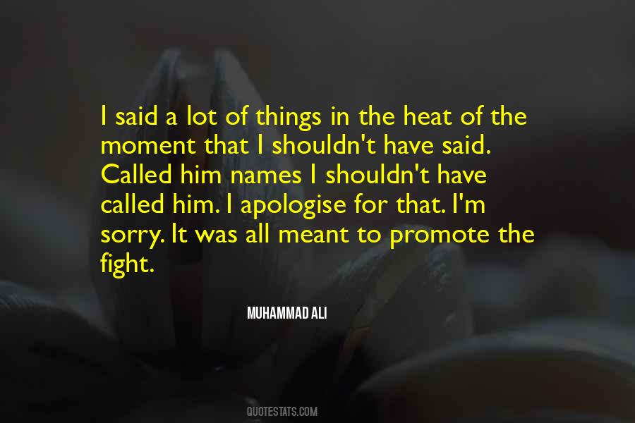 I Was Fighting For Quotes #585000