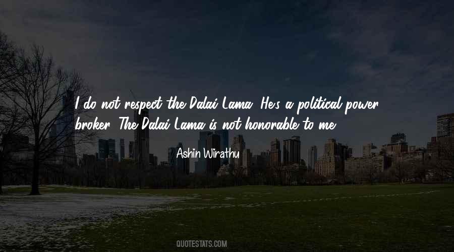 Political Respect Quotes #369368