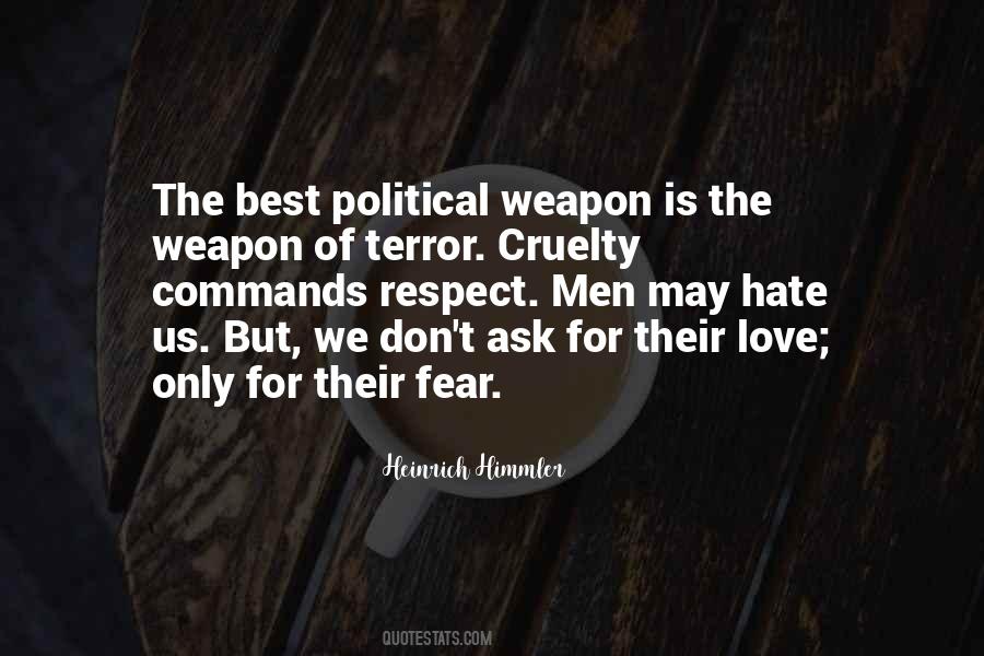 Political Respect Quotes #989140