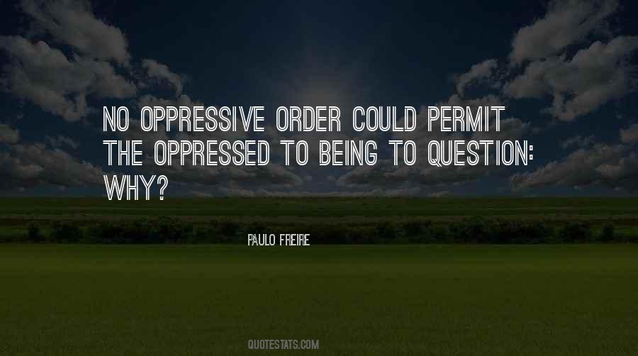 Oppressed Oppression Quotes #1584010