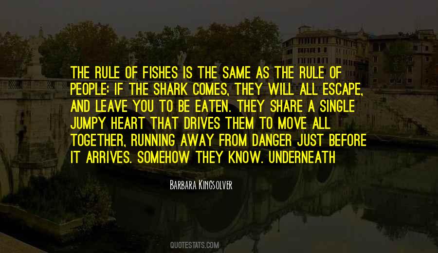 Quotes About Running Away From Danger #692578