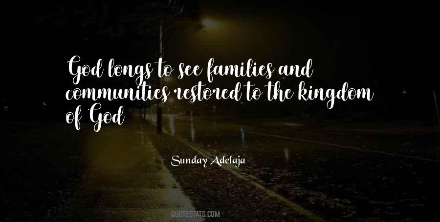 Families And Communities Quotes #1609819