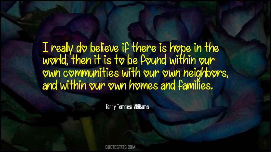 Families And Communities Quotes #764134