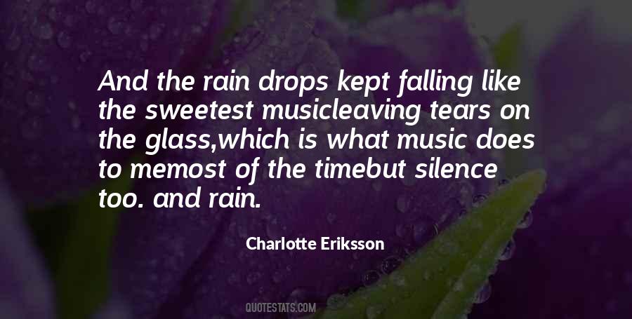 Falling Rain Quotes #410969