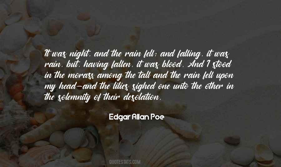 Falling Rain Quotes #449411