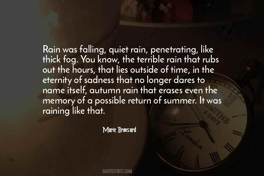 Falling Rain Quotes #571139