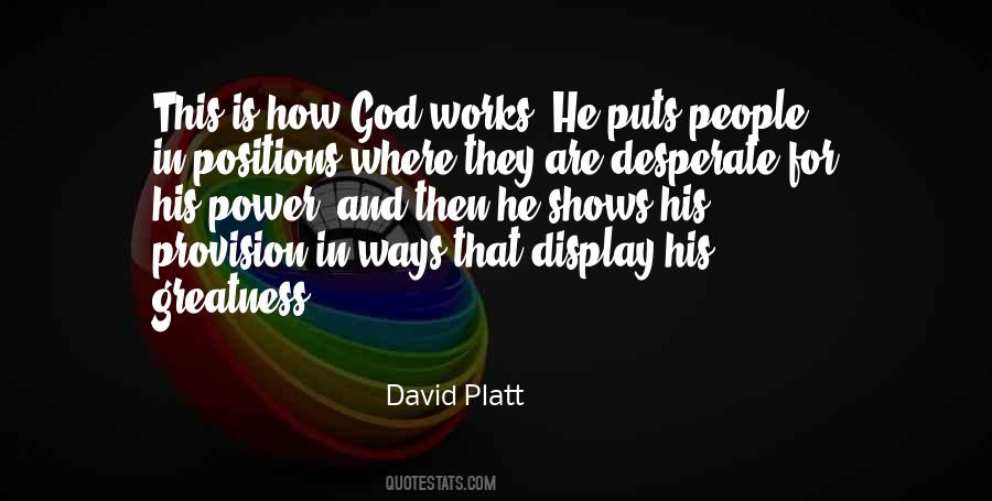 Quotes About How God Works #1392779