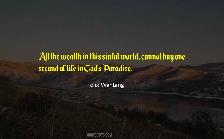 Quotes About A Sinful World #483937