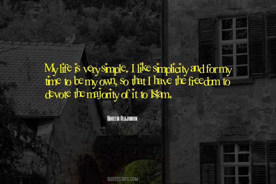 Simple Time Quotes #776276