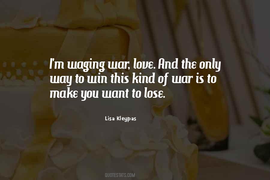 I Want You To Win Quotes #1007049