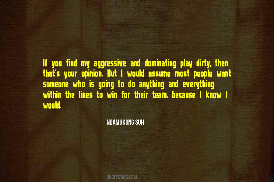 I Want You To Win Quotes #1343300