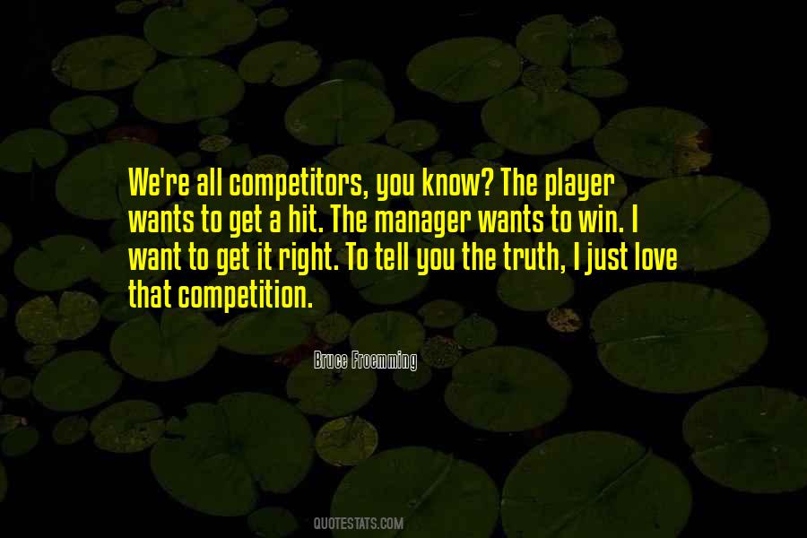 I Want You To Win Quotes #1535090