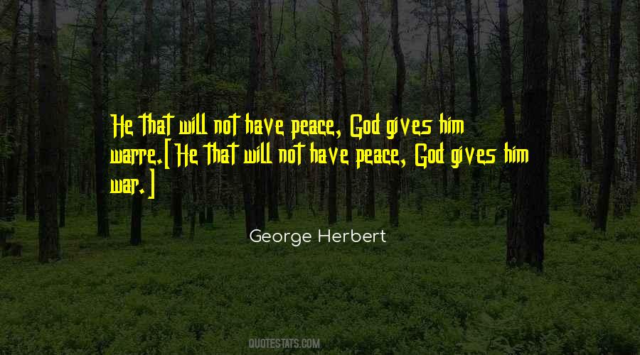 Peace God Quotes #259168