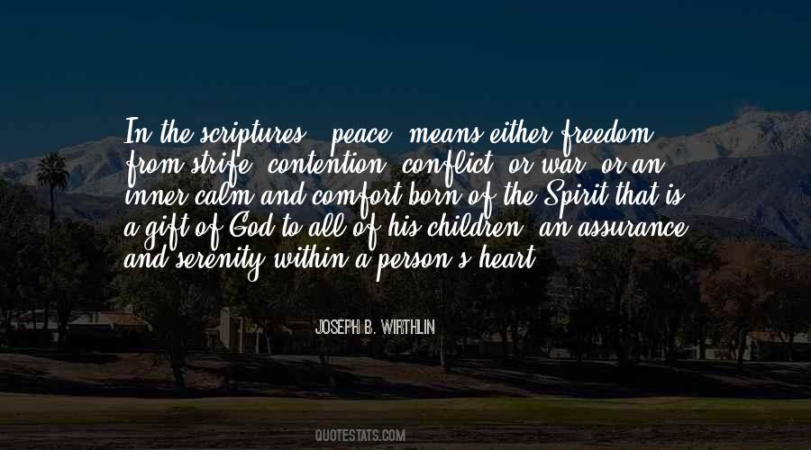 Peace God Quotes #730937