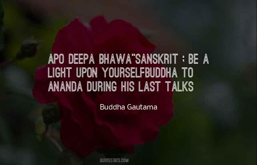 Sanskrit Buddha Quotes #901429