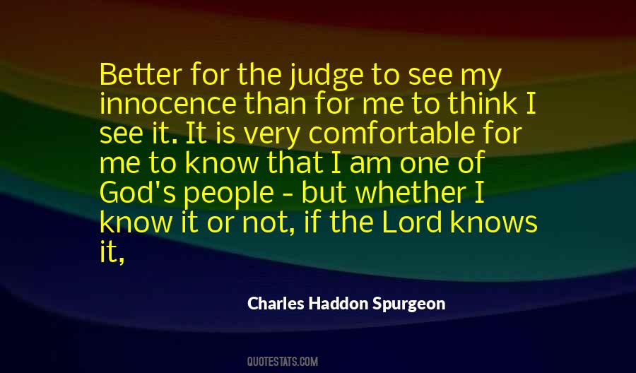 God Is The Judge Quotes #1254223