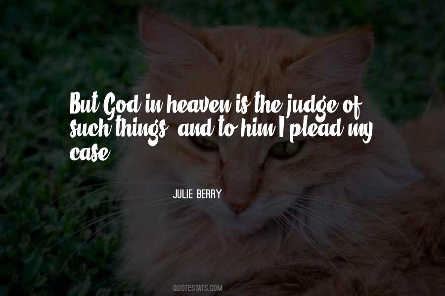 God Is The Judge Quotes #173544