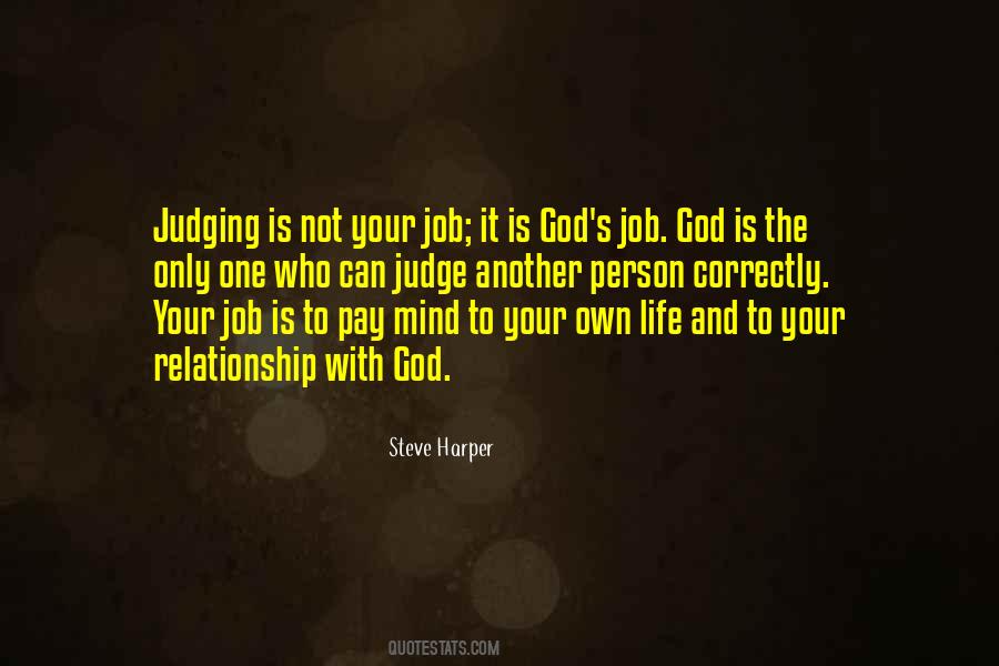 God Is The Judge Quotes #342391