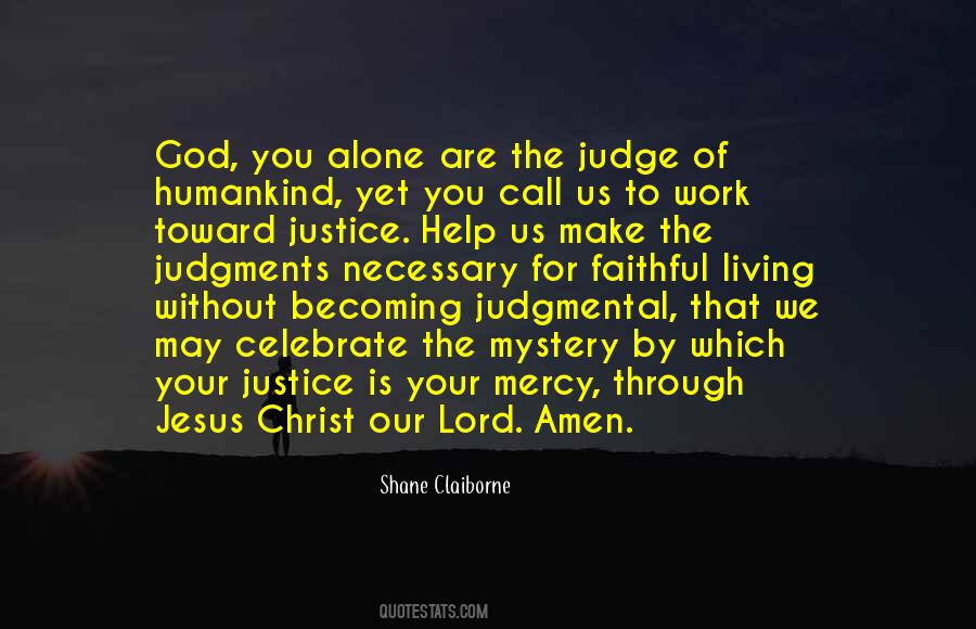 God Is The Judge Quotes #581281
