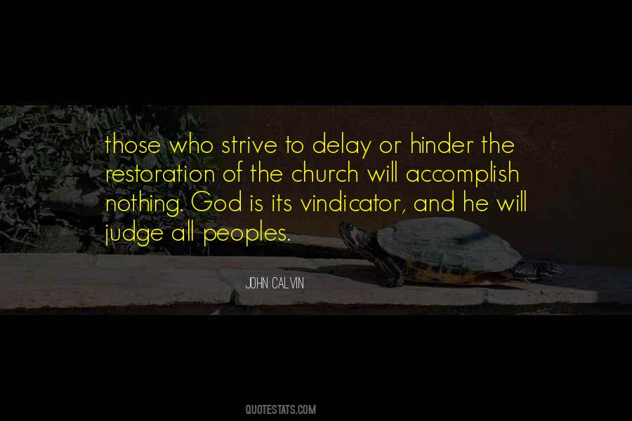 God Is The Judge Quotes #807049