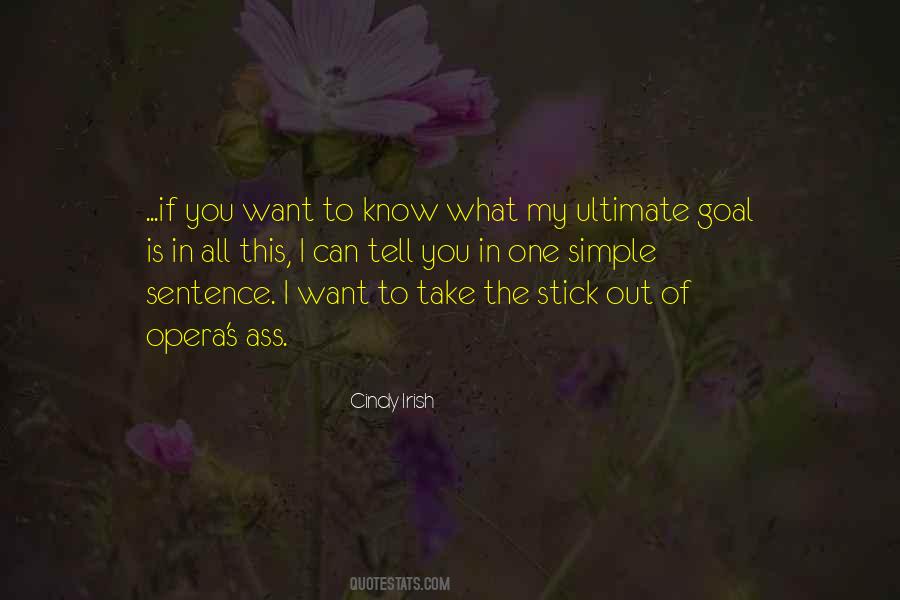 Simple Goal Quotes #1429818