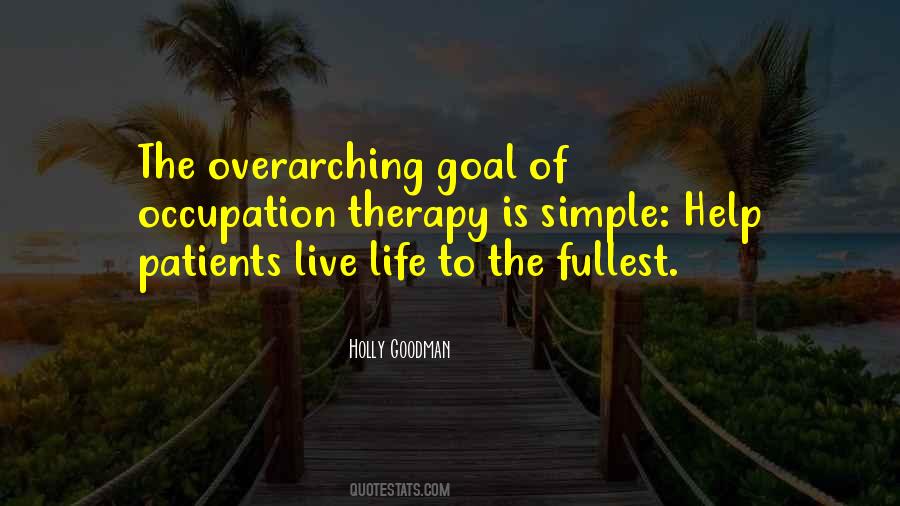Simple Goal Quotes #1607890