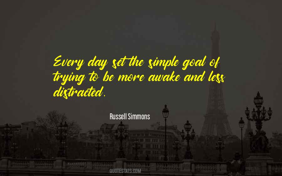 Simple Goal Quotes #575974