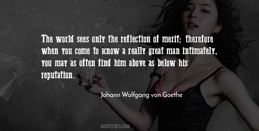 Reflection Of A Man Quotes #1521007