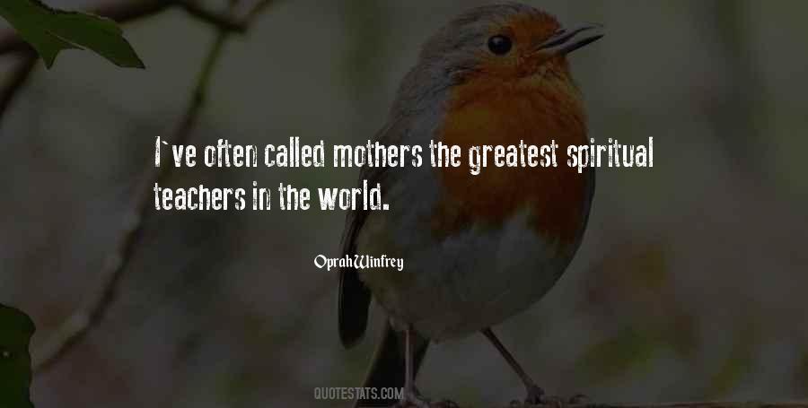 Mother Spiritual Quotes #983894