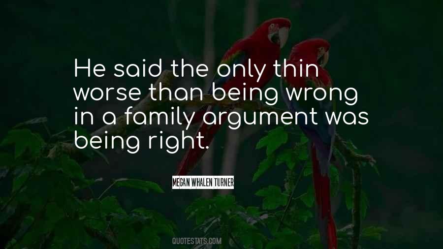 Family Argument Quotes #754727