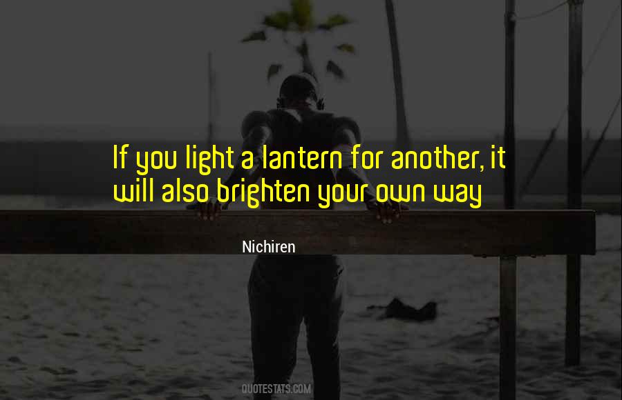 Quotes About A Lantern #485982