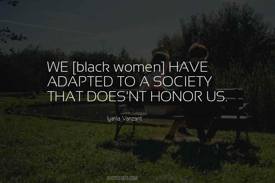 Honor Women Quotes #157601