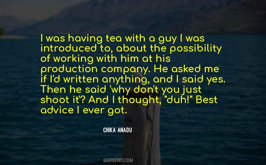 Having Company Quotes #1166990