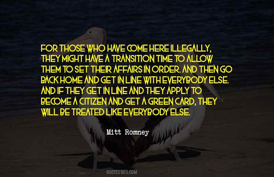 Green Time Quotes #790380