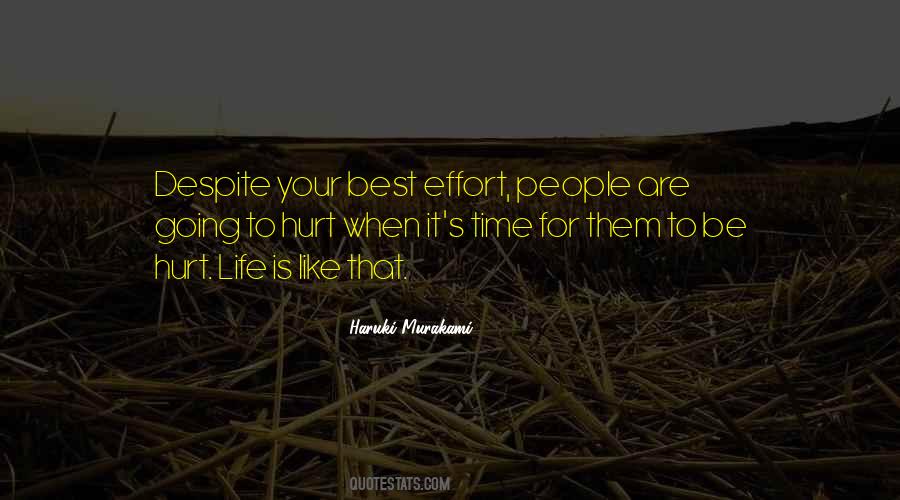 Murakami Life Quotes #1482377