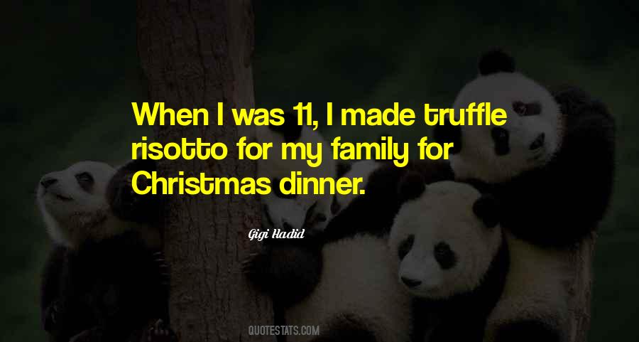 Family Christmas Dinner Quotes #300599