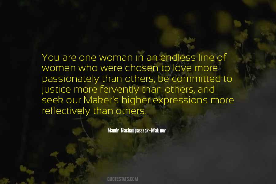 Love One Woman Quotes #271017