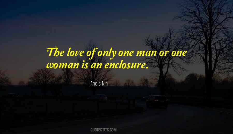 Love One Woman Quotes #381551