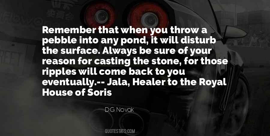 Pebble In A Pond Quotes #642704