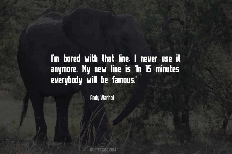 Famous Line Quotes #1726647