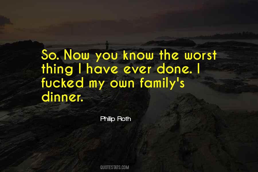 Family Dinner Quotes #1007491