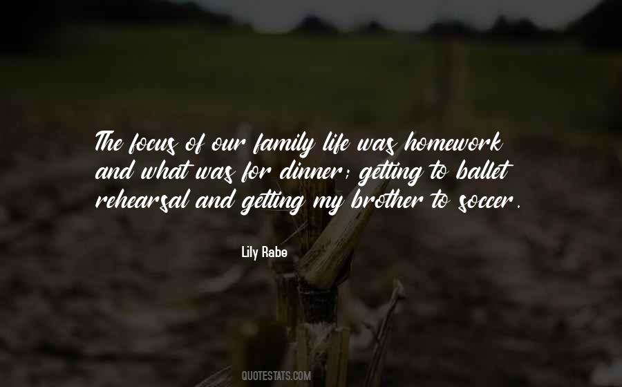 Family Dinner Quotes #1120390