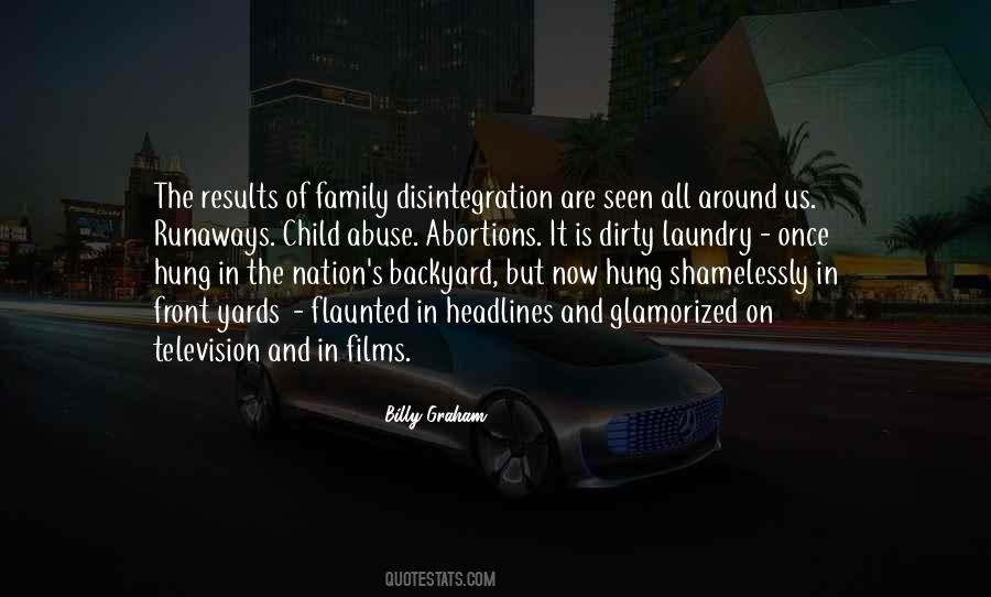 Family Disintegration Quotes #1838904
